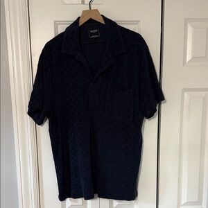Todd Snyder Midnight Blue Casual Shirt